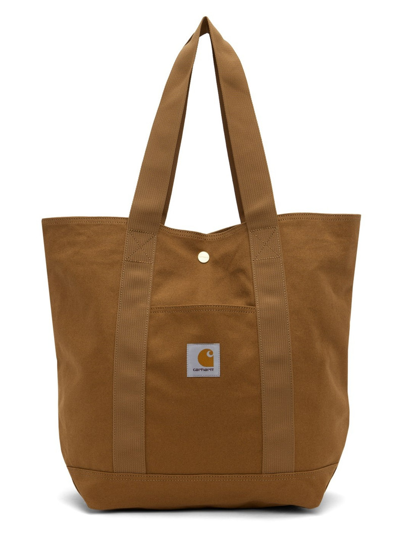 logo-patch canvas tote bag - 1