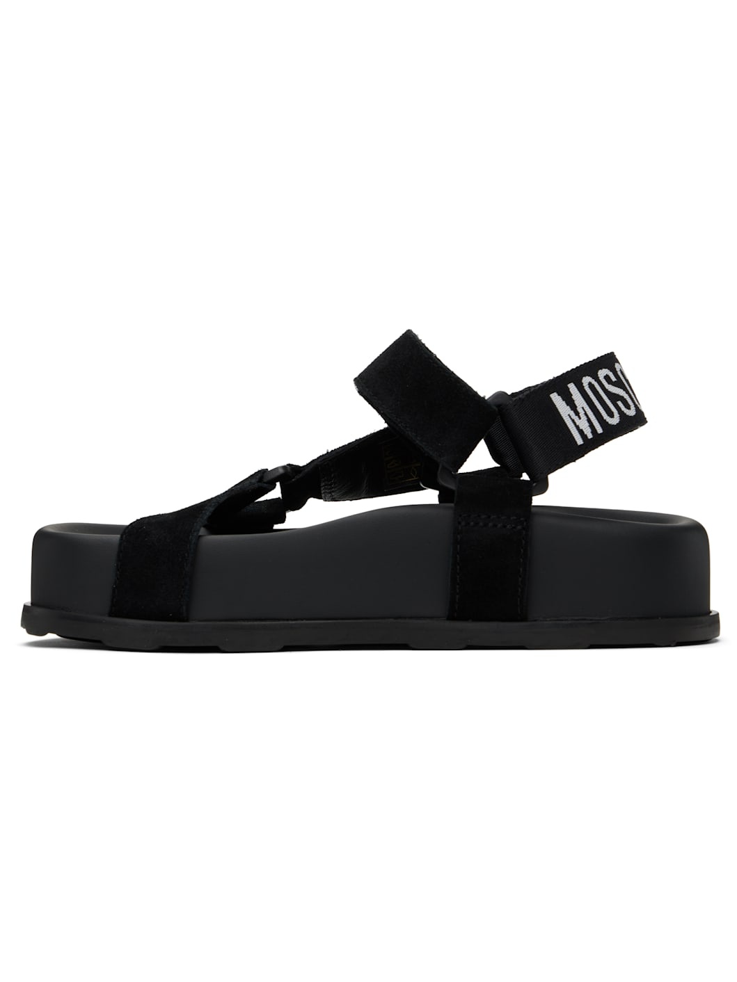 Black Suede Sandals - 3