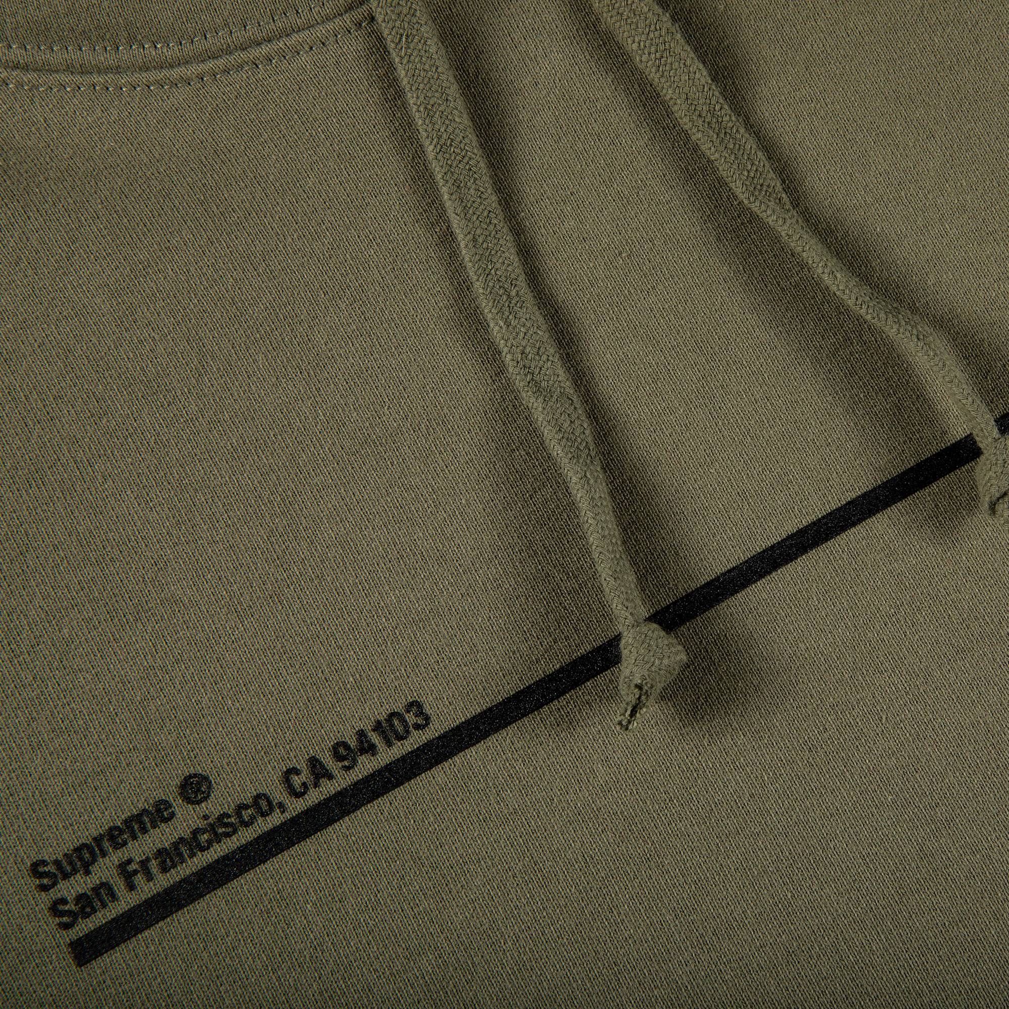 Supreme Shop Hooded Sweatshirt - San Francisco 'Light Olive' - 2