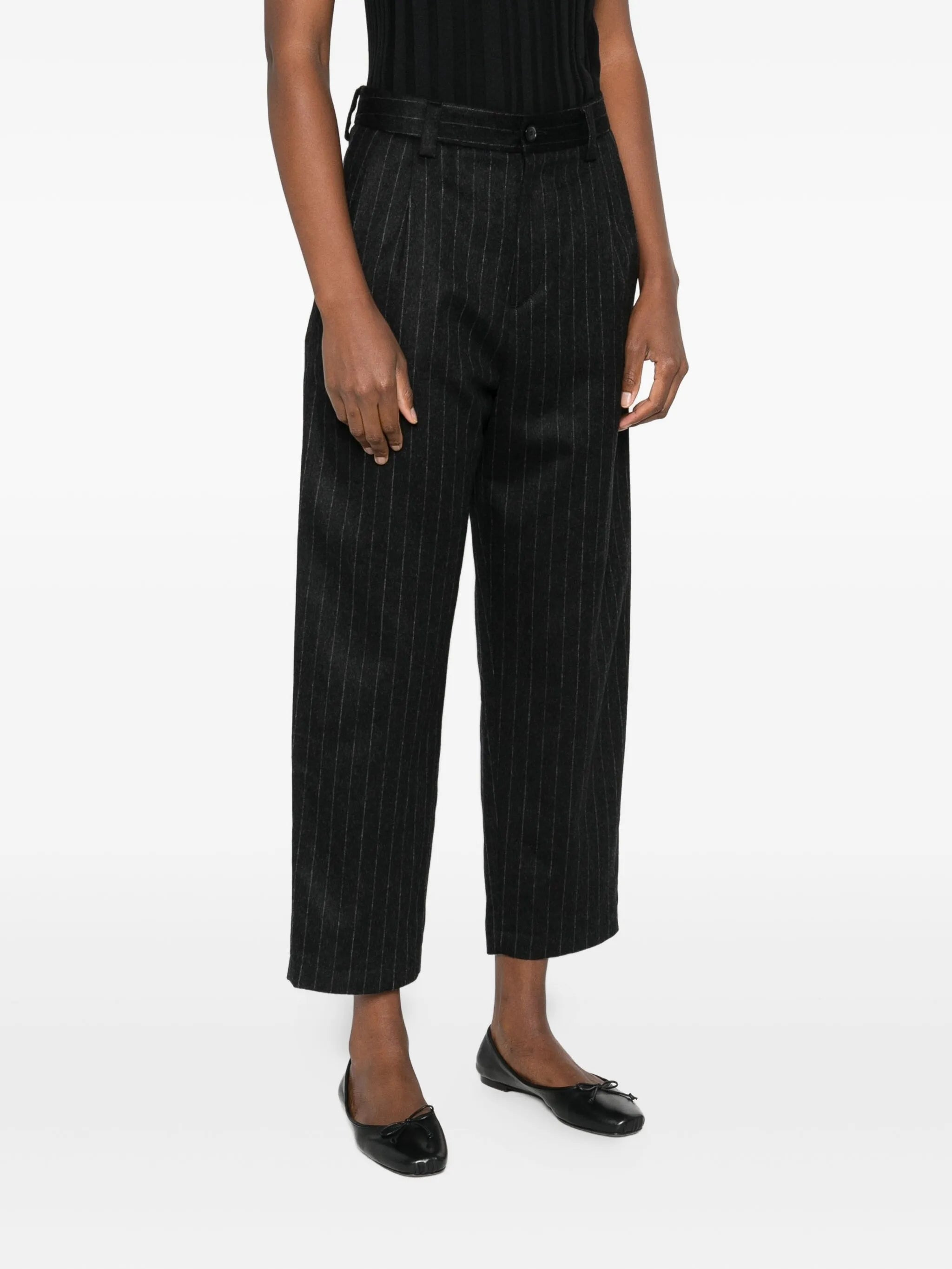 Barena Pinstripe Pleated Trousers - 4