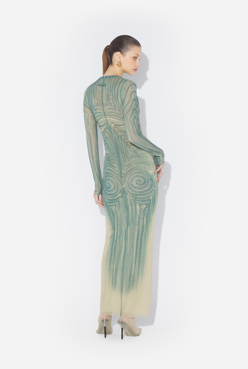 THE LONG BLUE “SPIRALE” DRESS 2