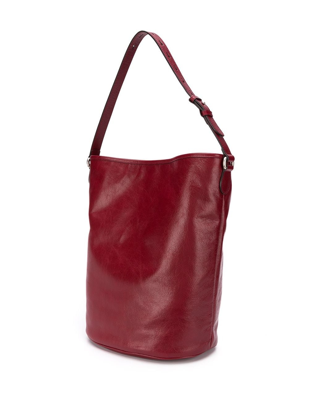 calf leather hobo shoulder bag - 3