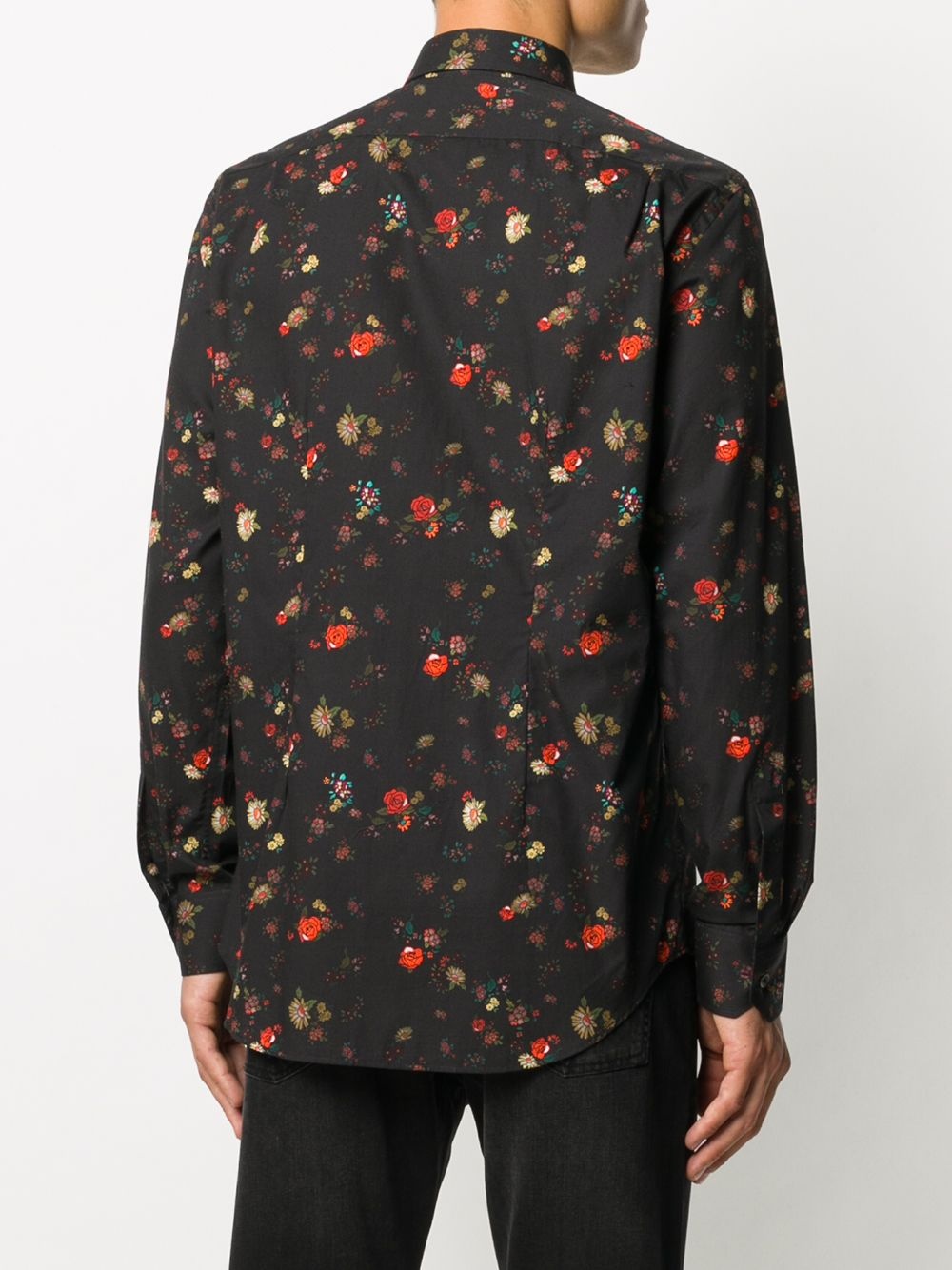 floral long-sleeve shirt - 4