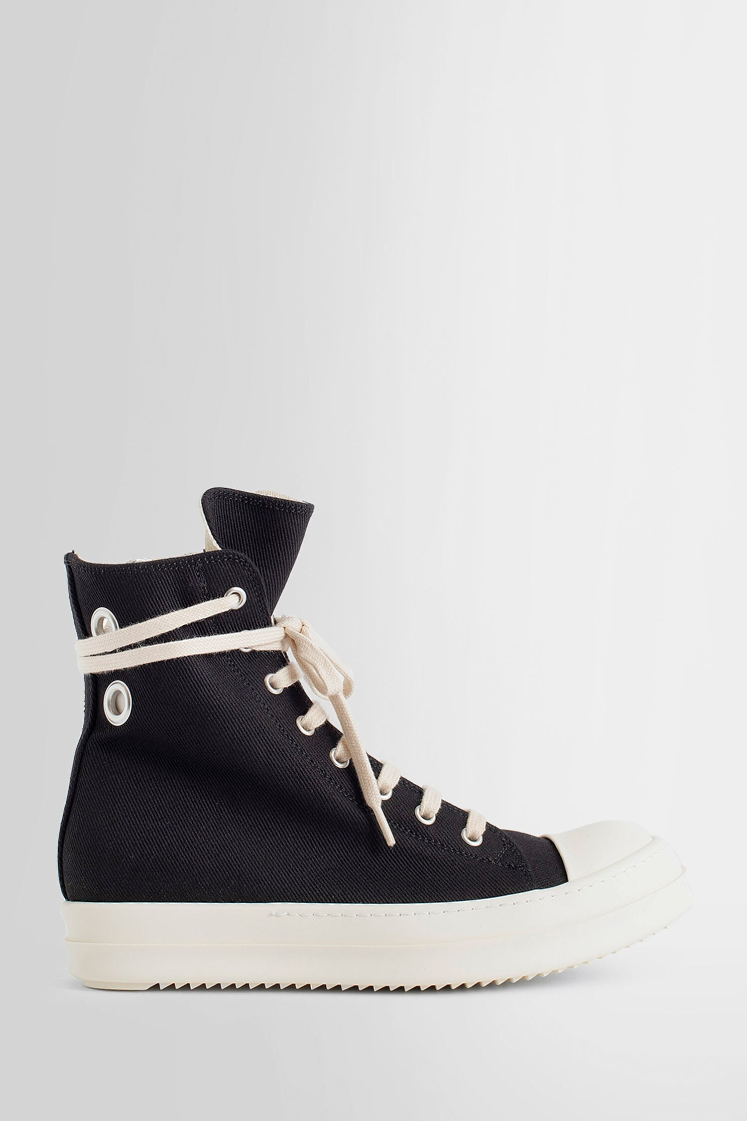 RICK OWENS WOMAN BLACK SNEAKERS - 1