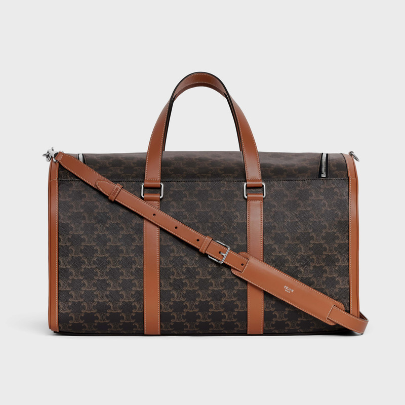 TRAVEL DOG BAG IN TRIOMPHE CANVAS AND CALFKSIN 3