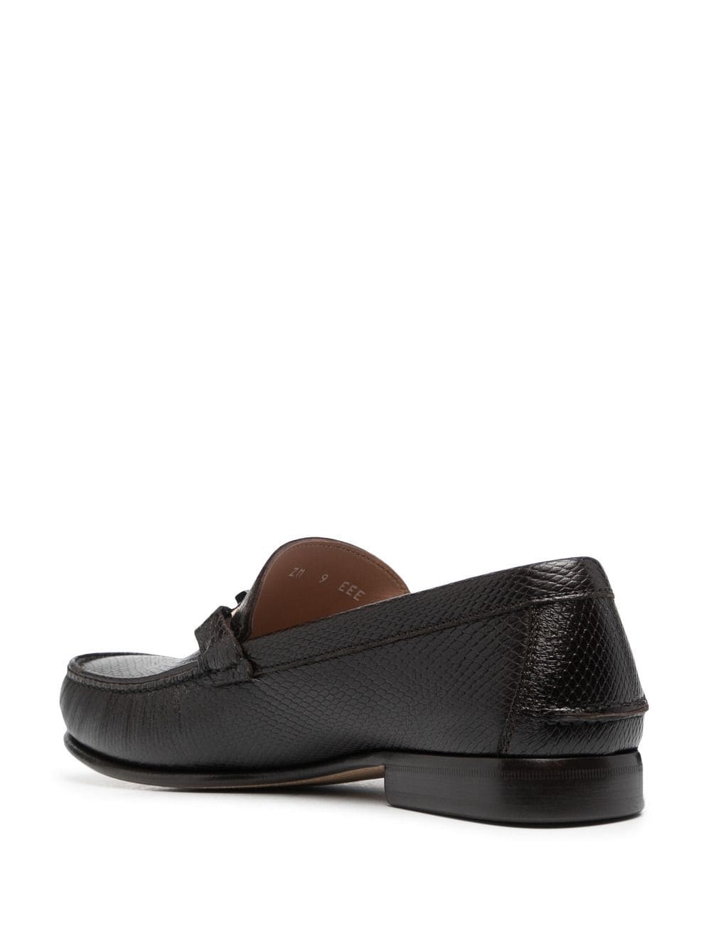 Gancini leather loafers - 3