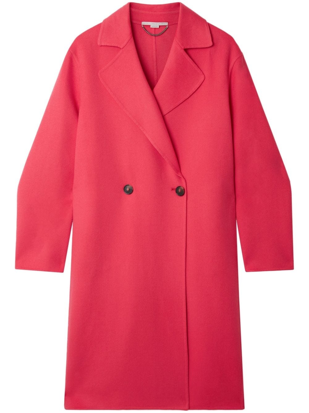 double-breast wool coat - 1