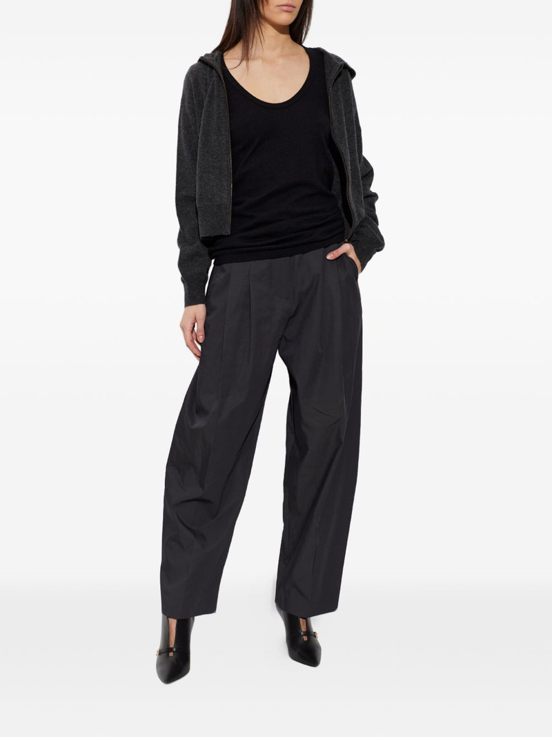 LISA YANG hooded zip sweater outlook