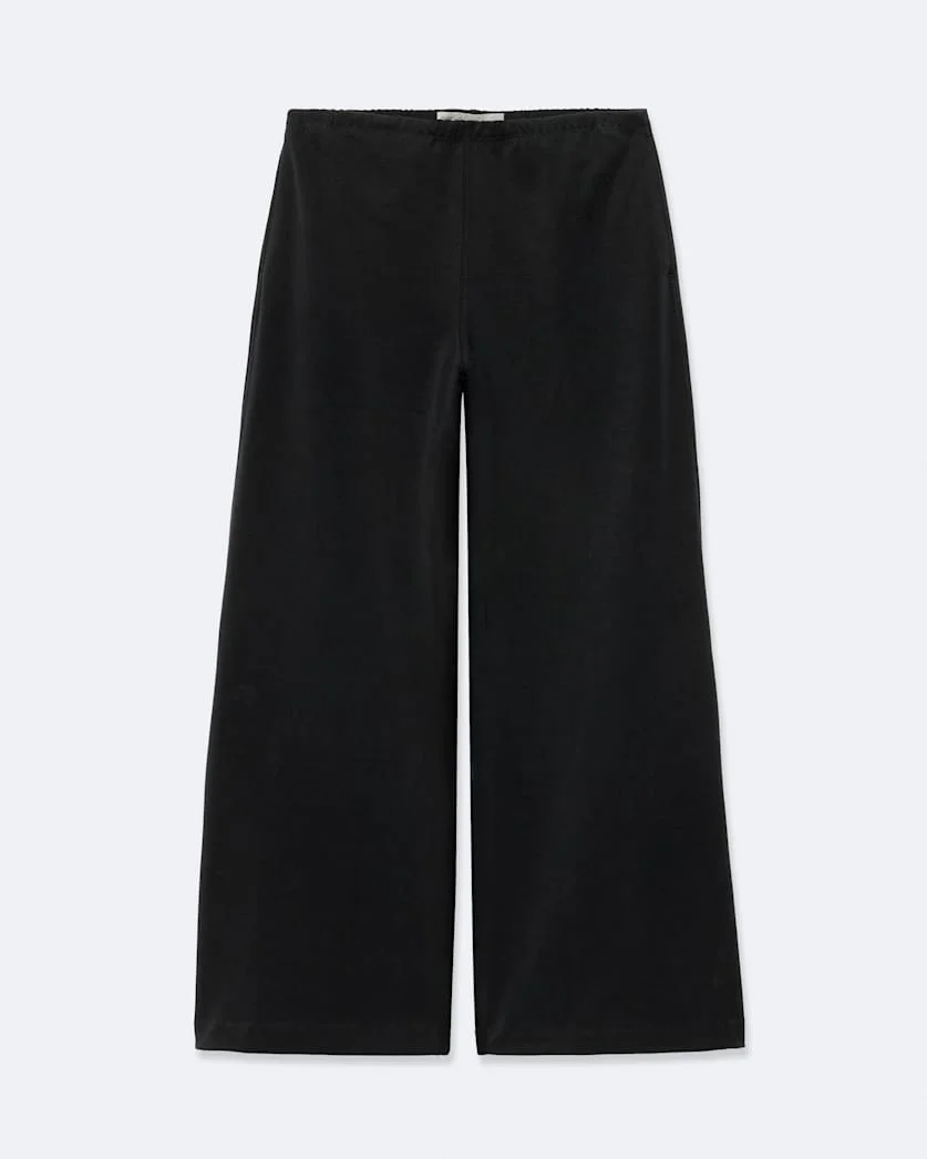 ELODIE STRAIGHT-LEG JERSEY PANTS - 1