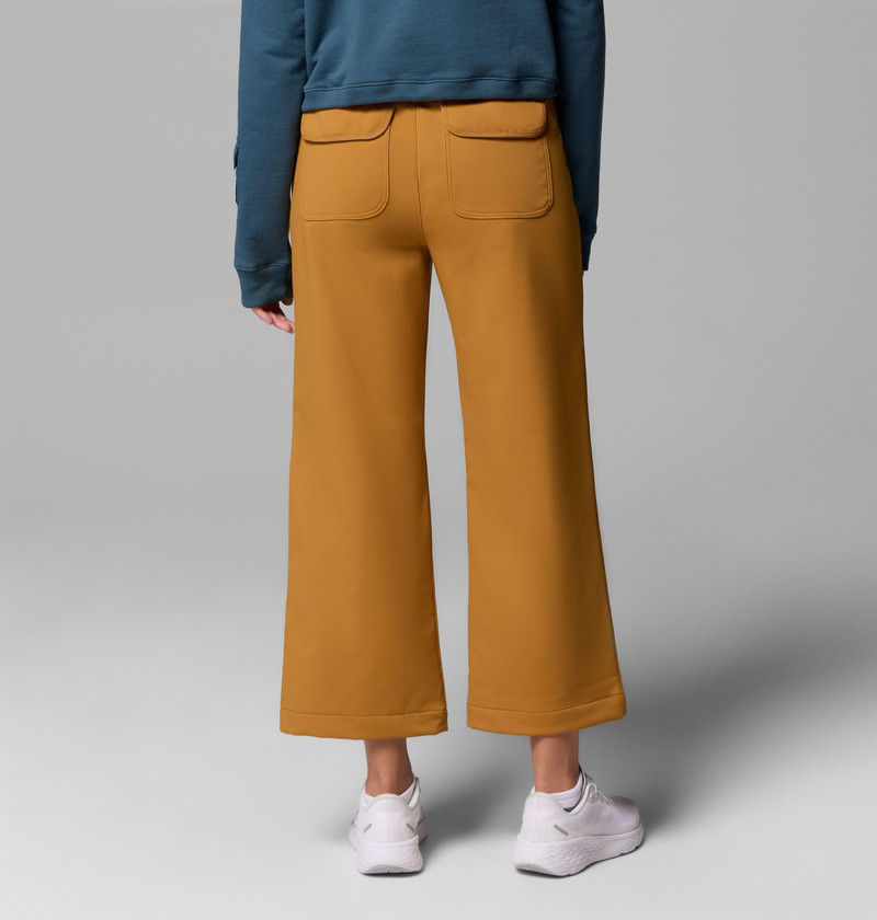 Women's High Cascades Wide Leg Softshell Pants 3