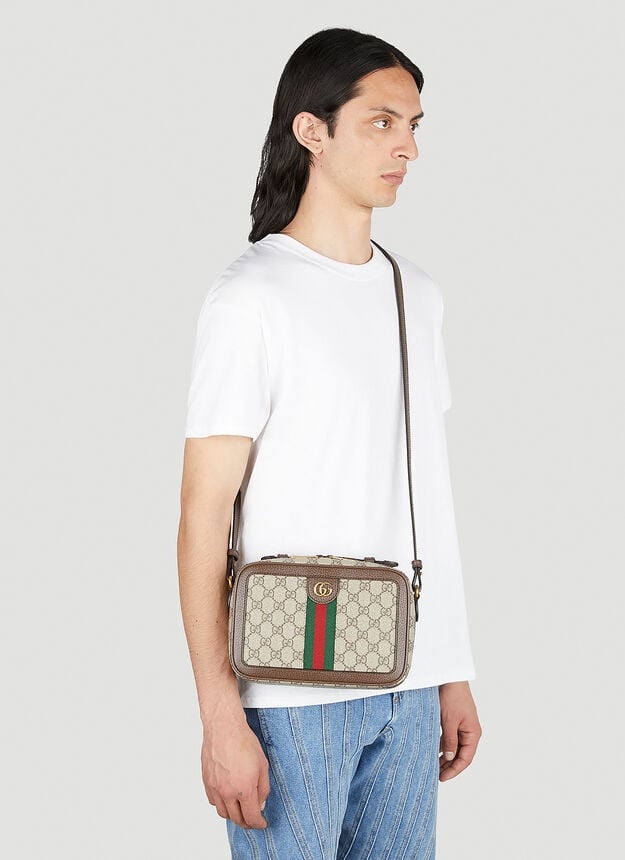 GUCCI Ophidia Small Crossbody Bag in Brown | lncc | REVERSIBLE