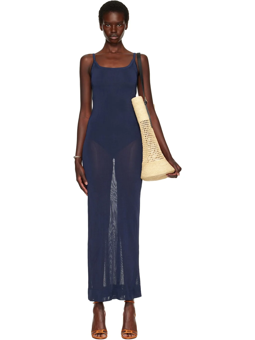 Navy 'The Nodo' Maxi Dress - 1