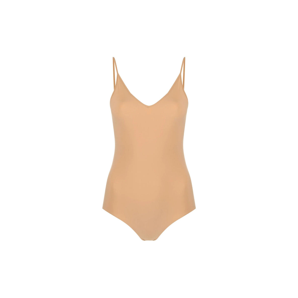 V-NECK BODY (BEIGE) - 1
