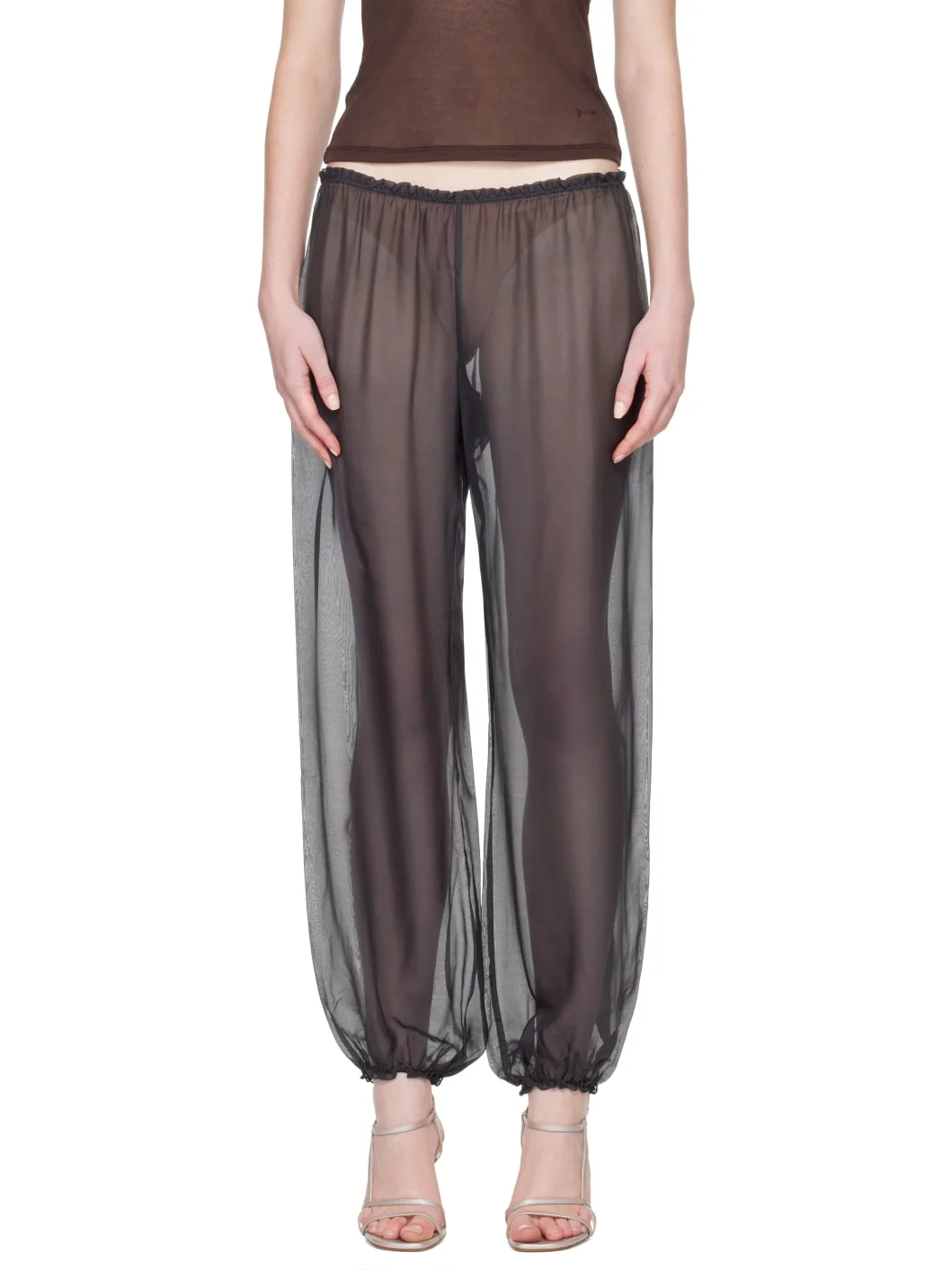 Gray Weza Trousers - 1