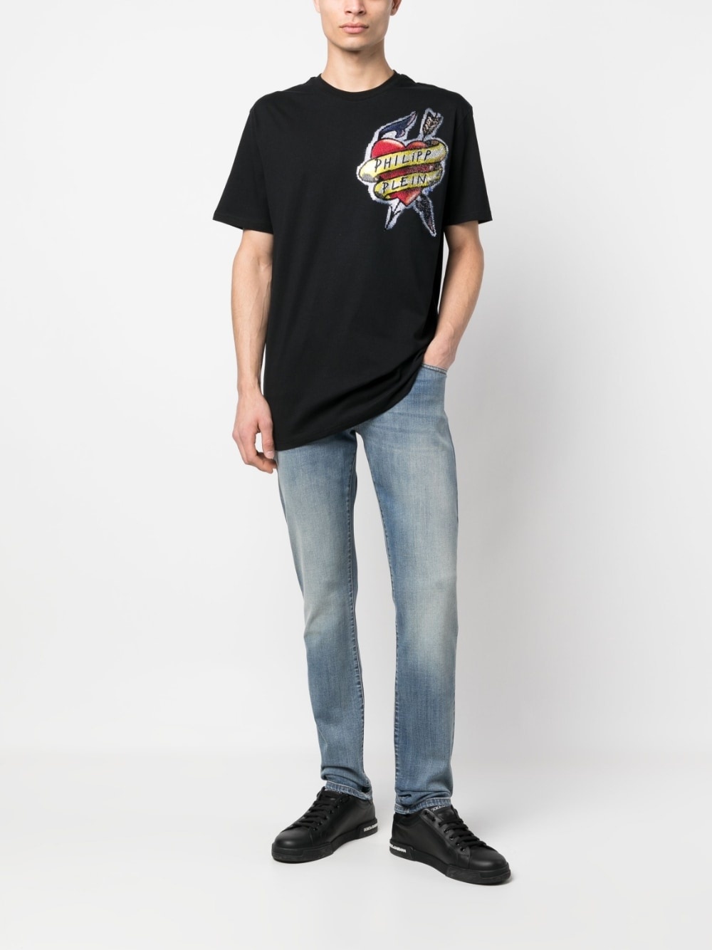 Hexagon straight leg jeans - 2