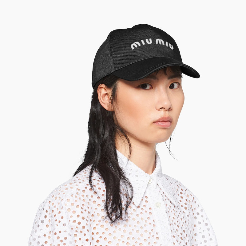 Miu Miu Drill baseball cap outlook