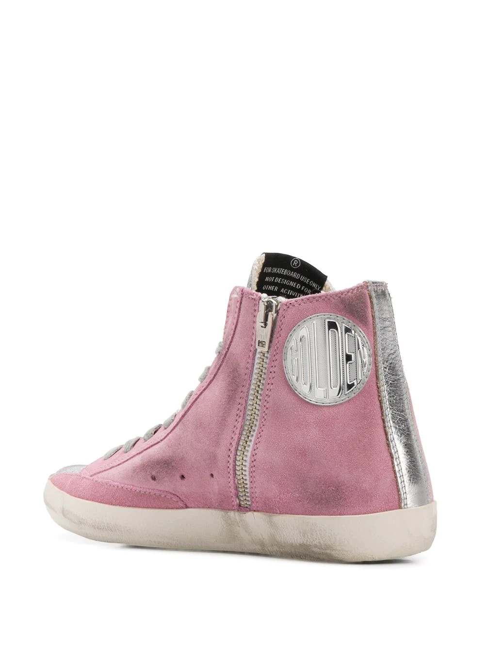 Francy distressed high-top trainers - 3