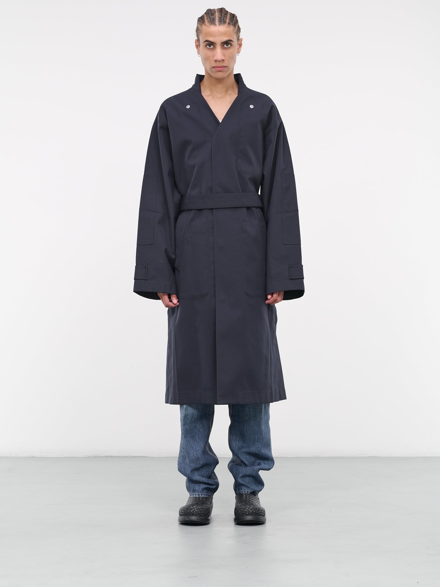 Bonded Wool-Cotton Coat - 1