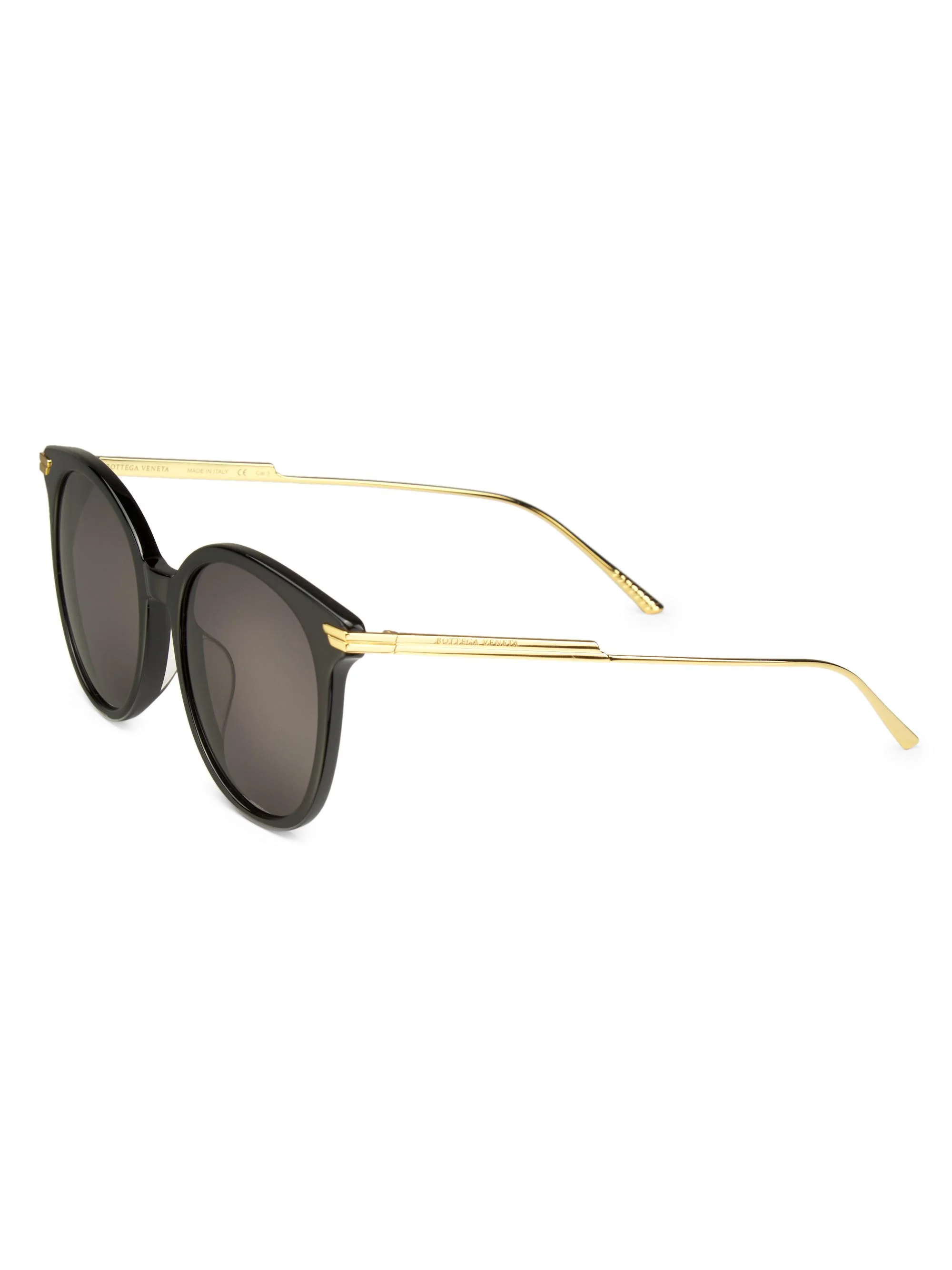 Women's Combi 54MM Round Sunglasses - Black Grey - 1