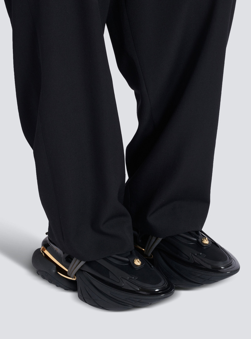 Balmain Unicorn Low trainers in neoprene and calfskin outlook
