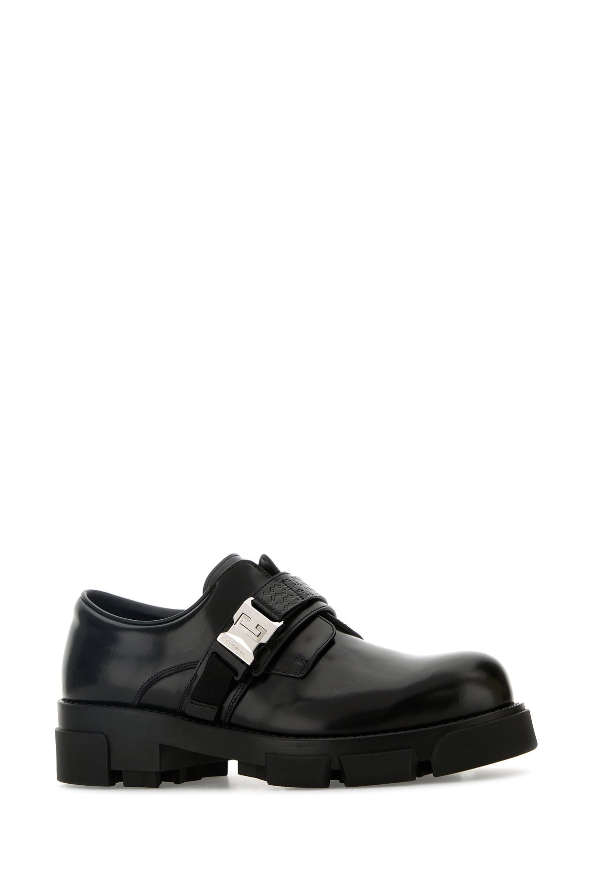 Black leather Terra lace-up shoes - 2