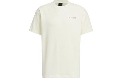 adidas adidas National Geographic AEROREADY Graphic Tee 'Beige' IS9514 outlook