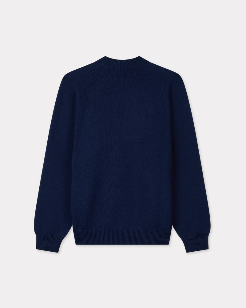 KENZO 'KENZO Badges' embroidered jumper in cotton wool outlook