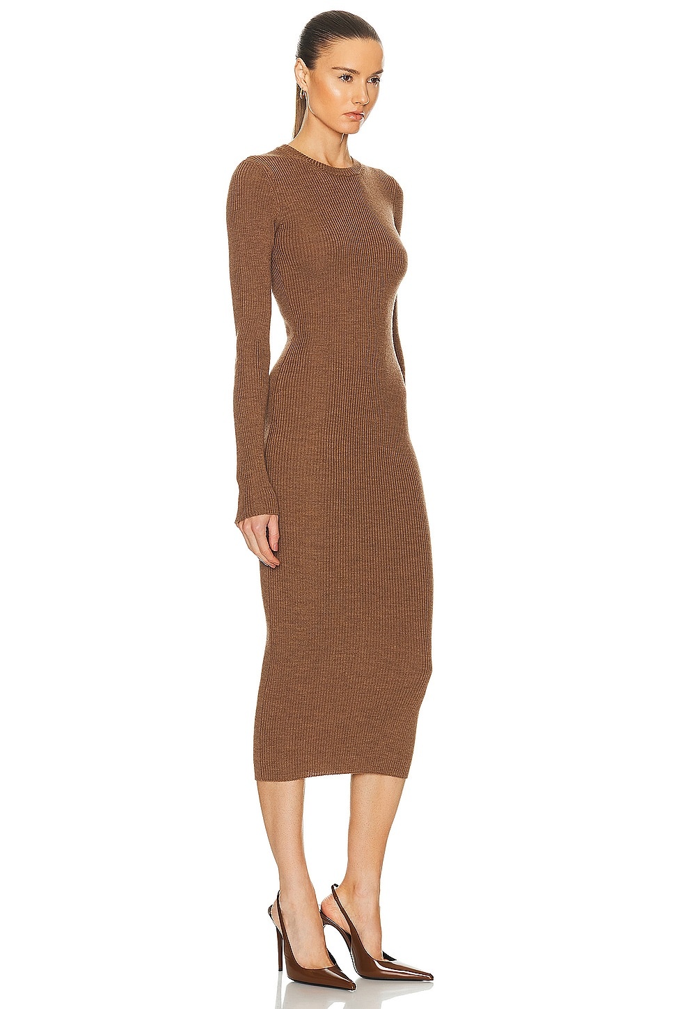 Long Sleeve Midi Dress - 2