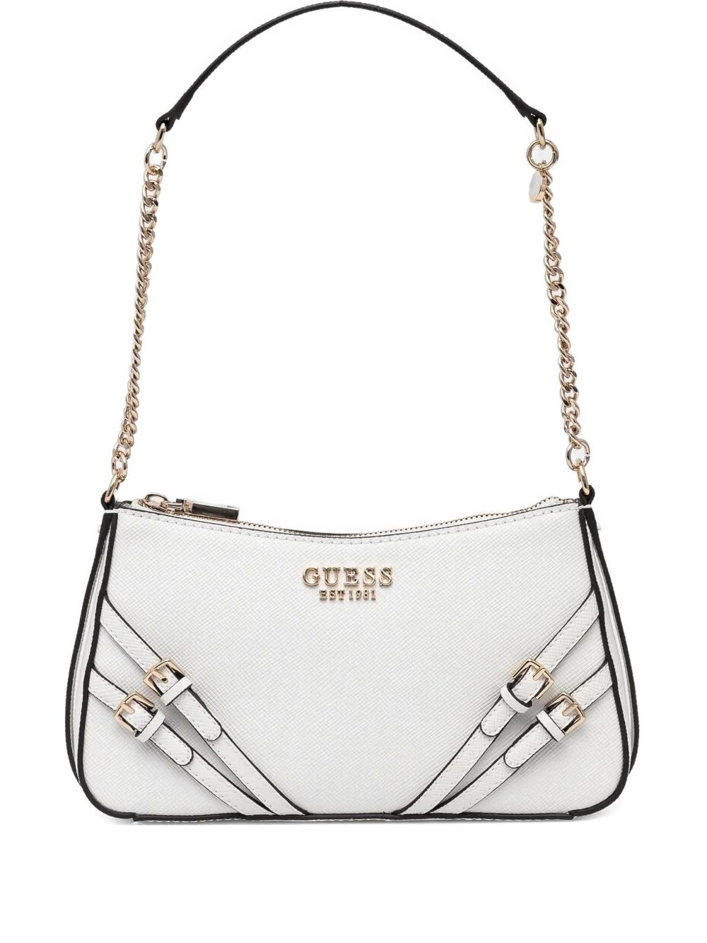 Bramina buckle-embellished shoulder bag - 1