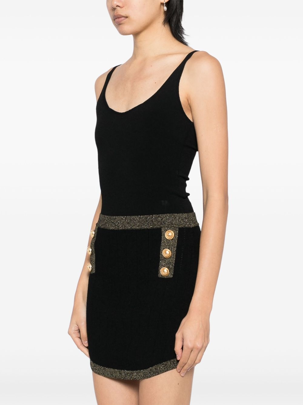 ribbed knit bodysuit - 3