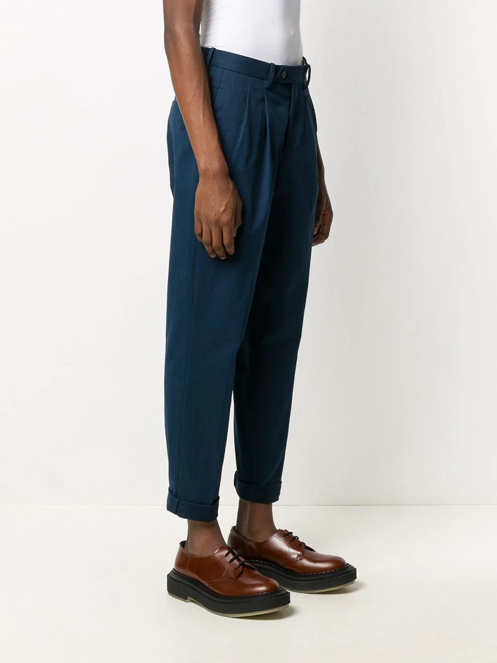 cropped tapered trousers - 3