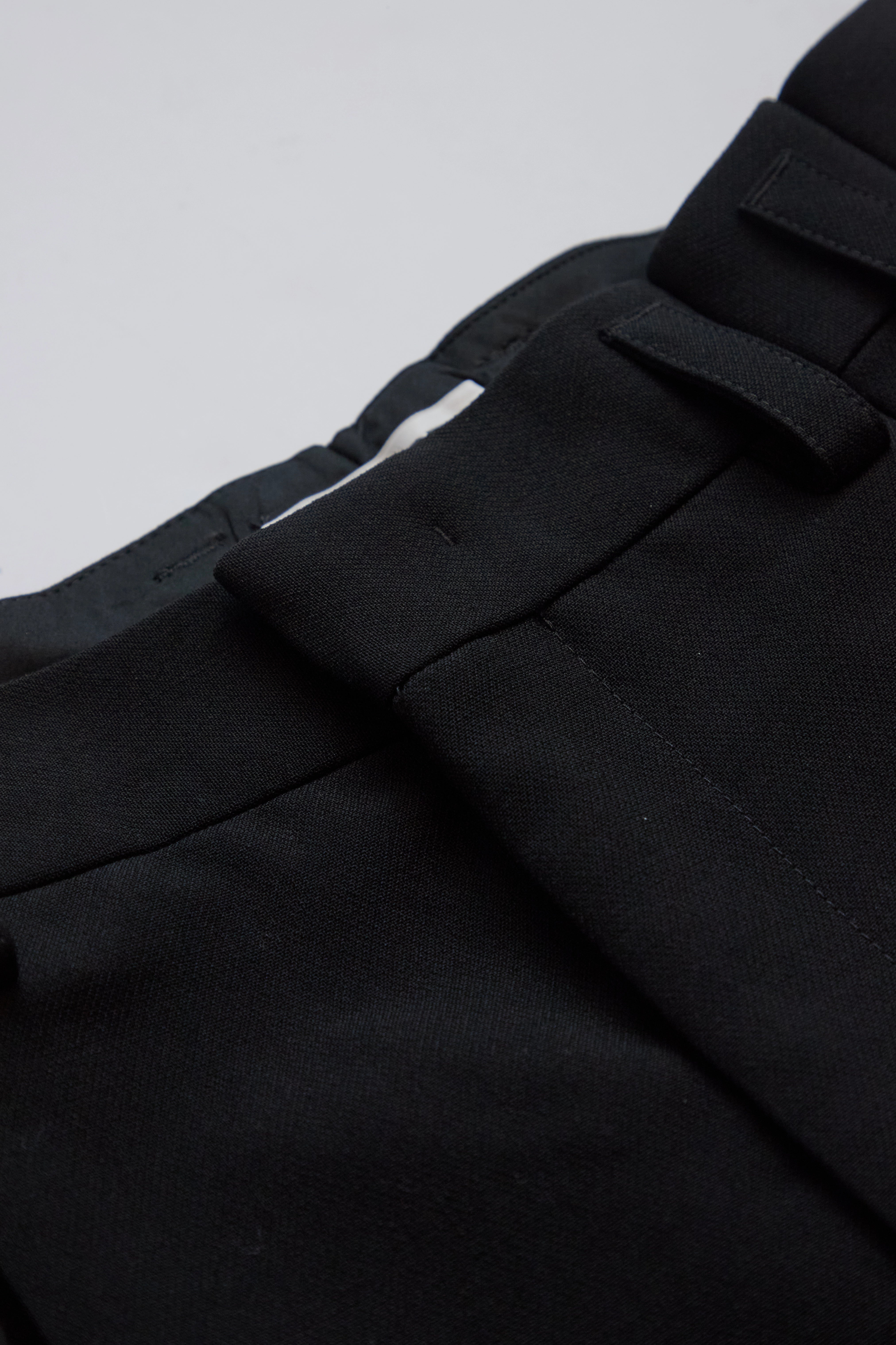 Jil Sander Wool Double Pleated Wide Leg Trousers Black - 3