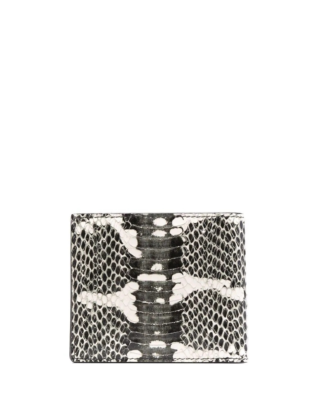 snakeskin-print wallet - 2