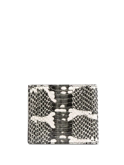 TOM FORD snakeskin-print wallet outlook