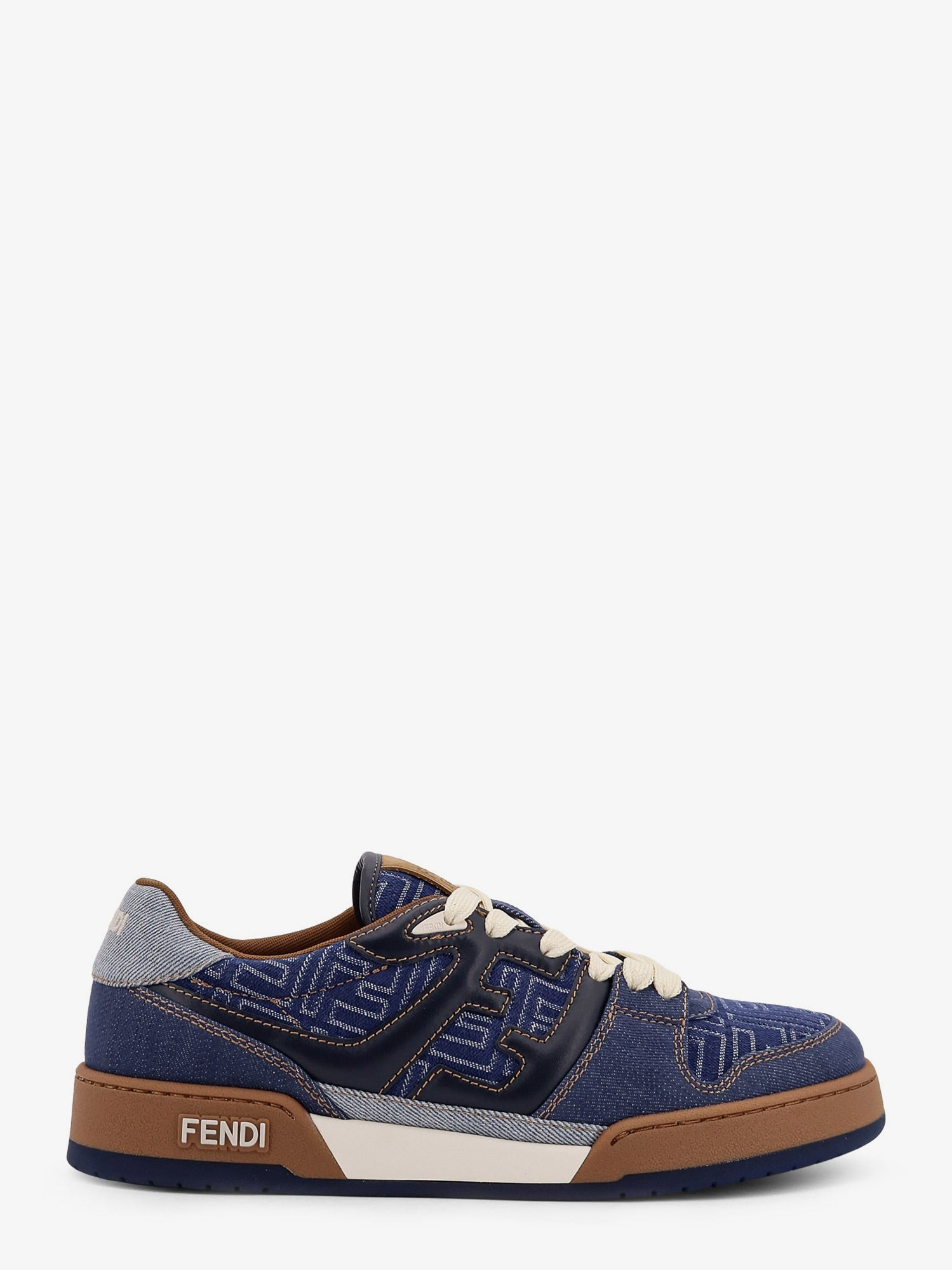 FENDI MATCH DENIM SNEAKERS - 1