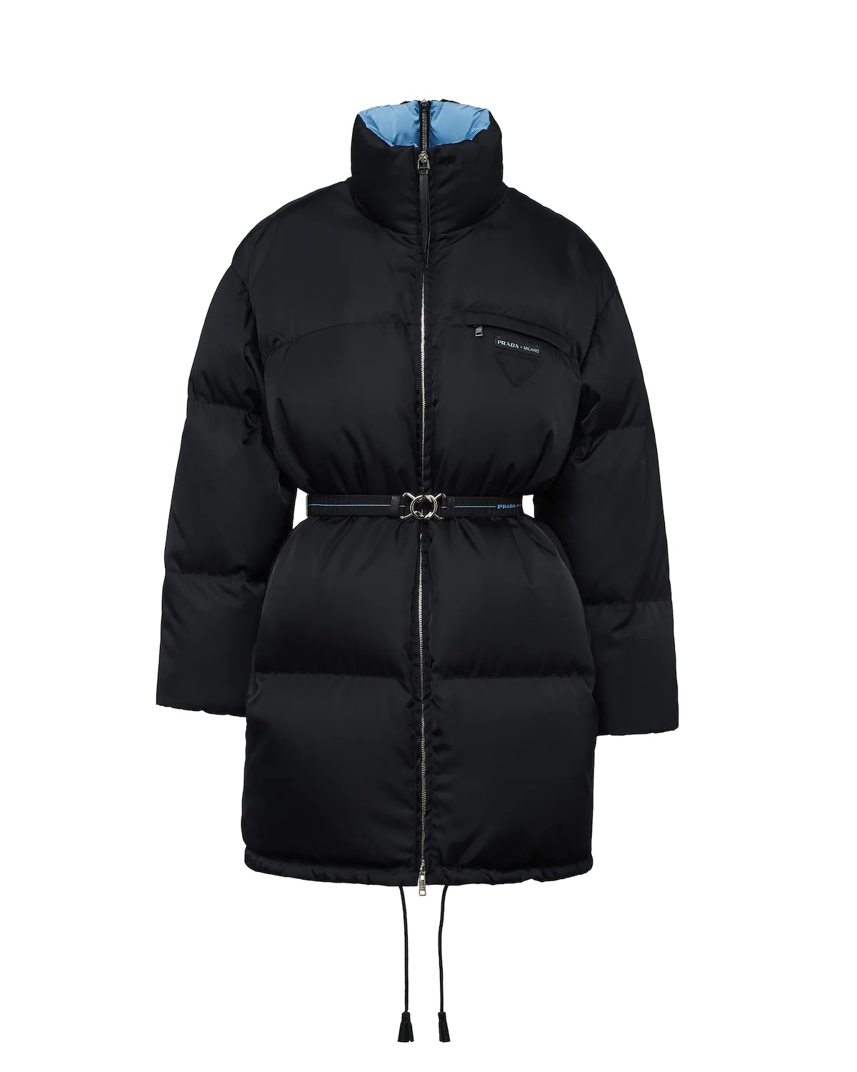 Nylon gabardine puffer jacket - 1