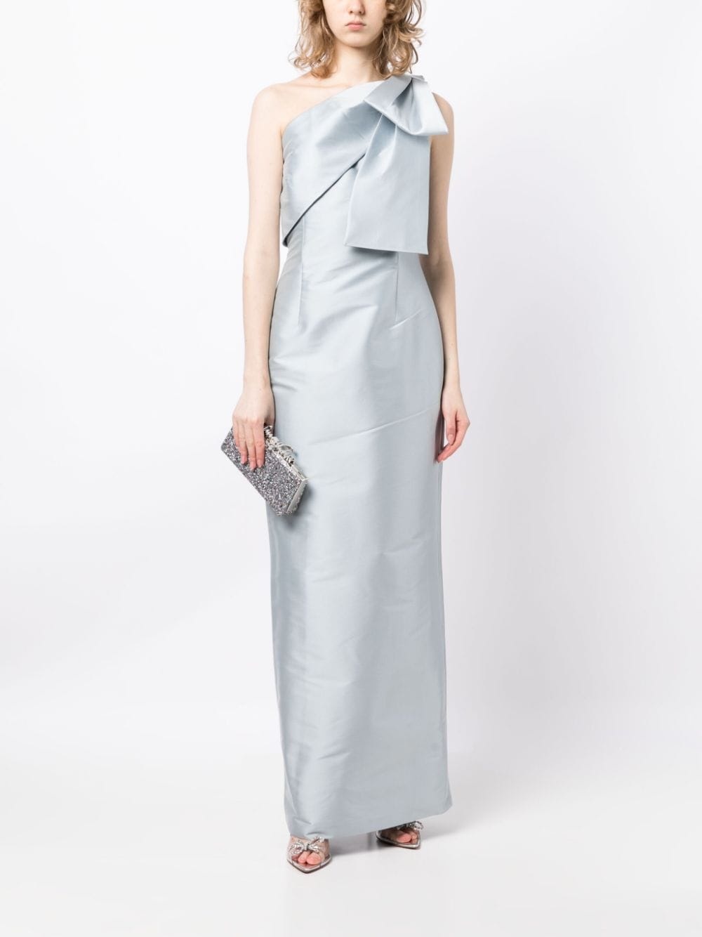 Bonnie satin-finish gown - 2