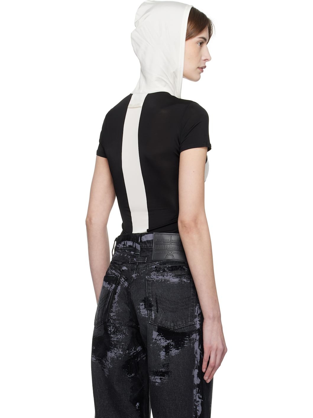 Black & White 'The Chevrons' Hoodie - 3