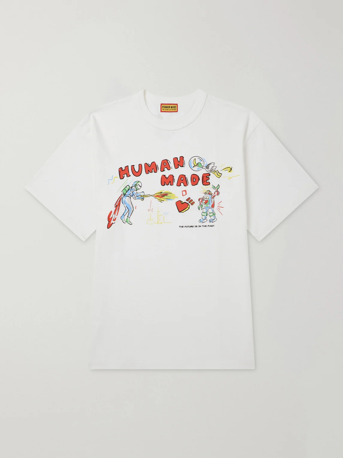Printed Cotton-Jersey T-Shirt - 1