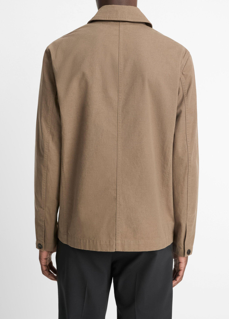 Vince Cotton-Linen Utility Chore Jacket outlook