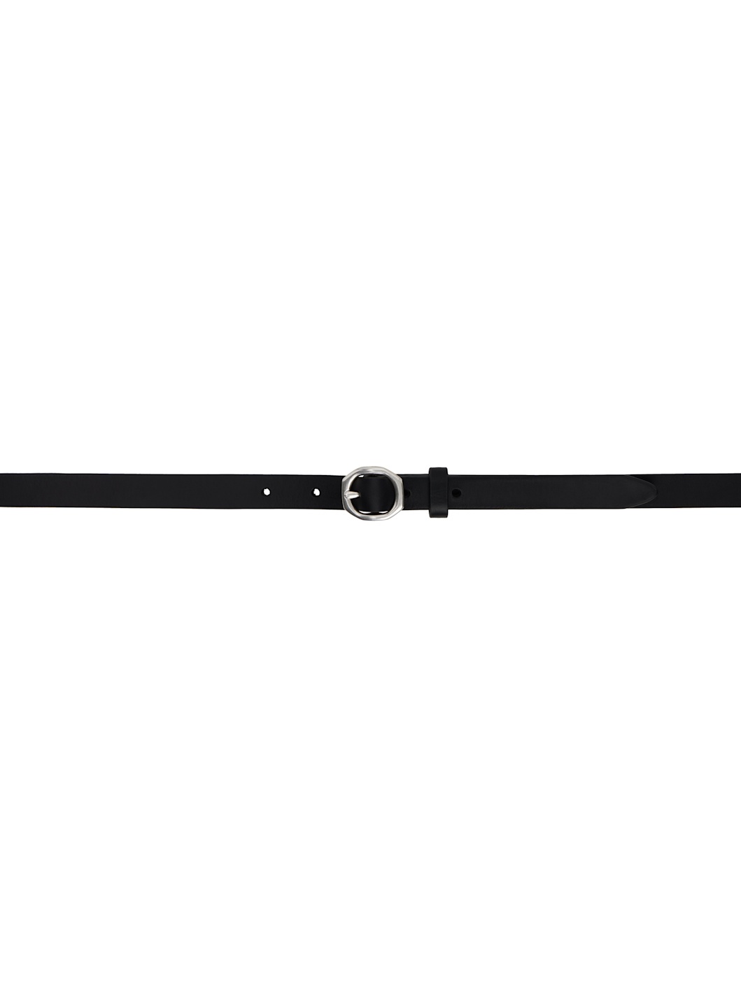 Black Leather Baby Audrey Belt - 1