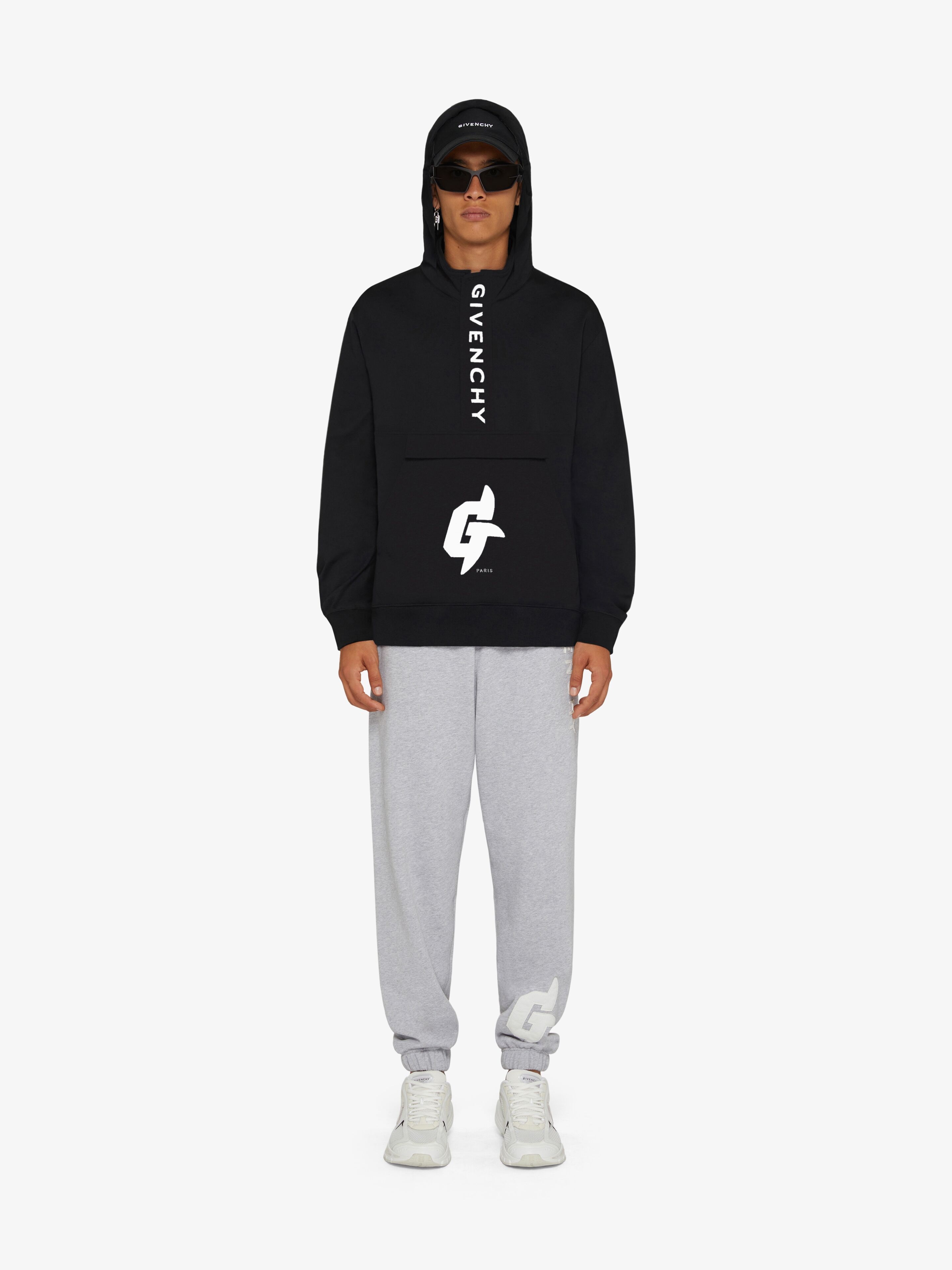 Givenchy G RIDER HOODIE IN FELPA