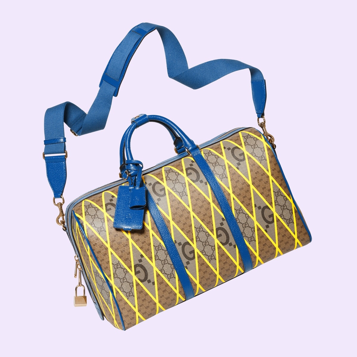 GG rhombus print duffle bag - 1