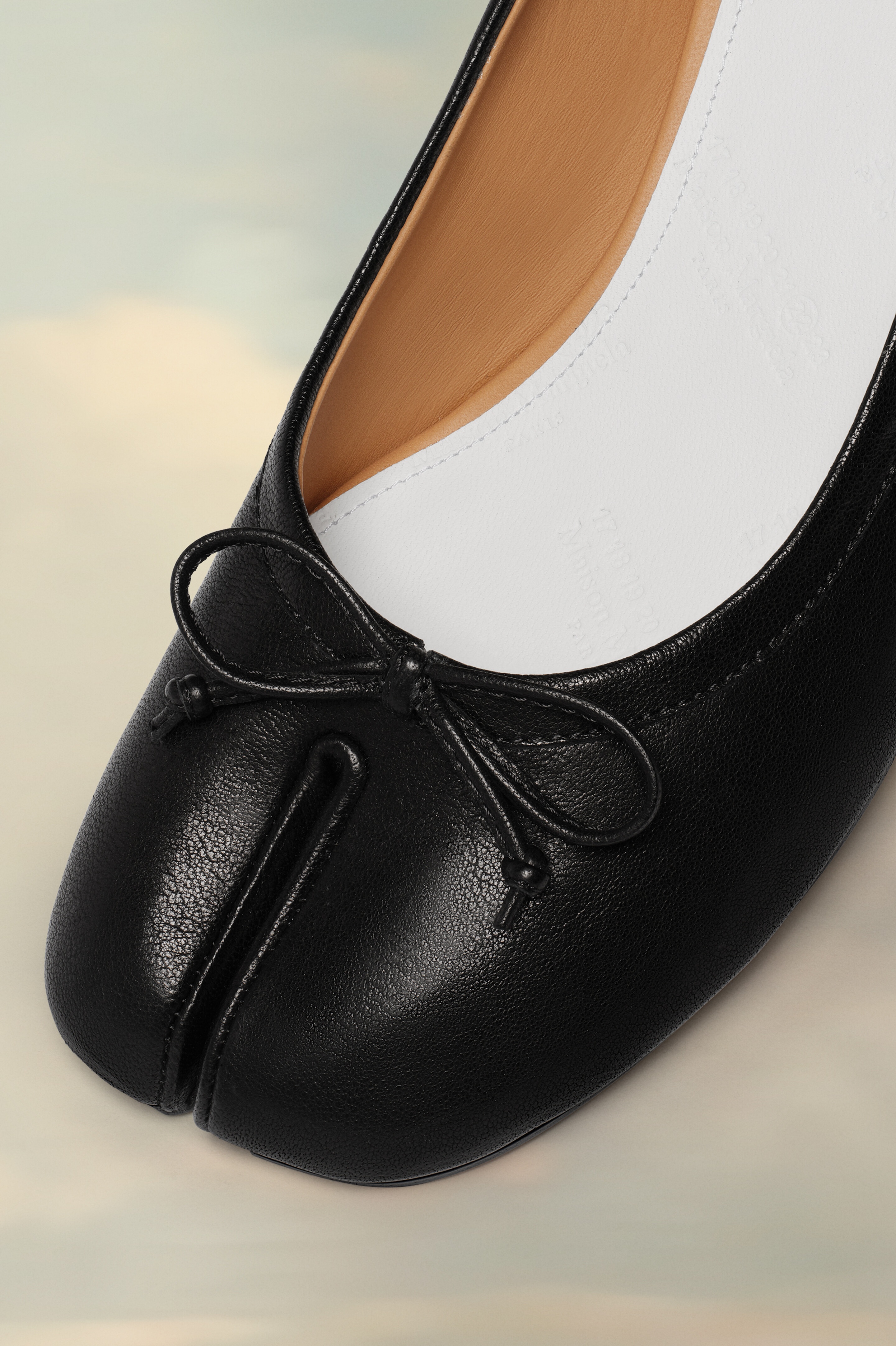 Maison Margiela Tabi New 30mm ballerina shoes - Black