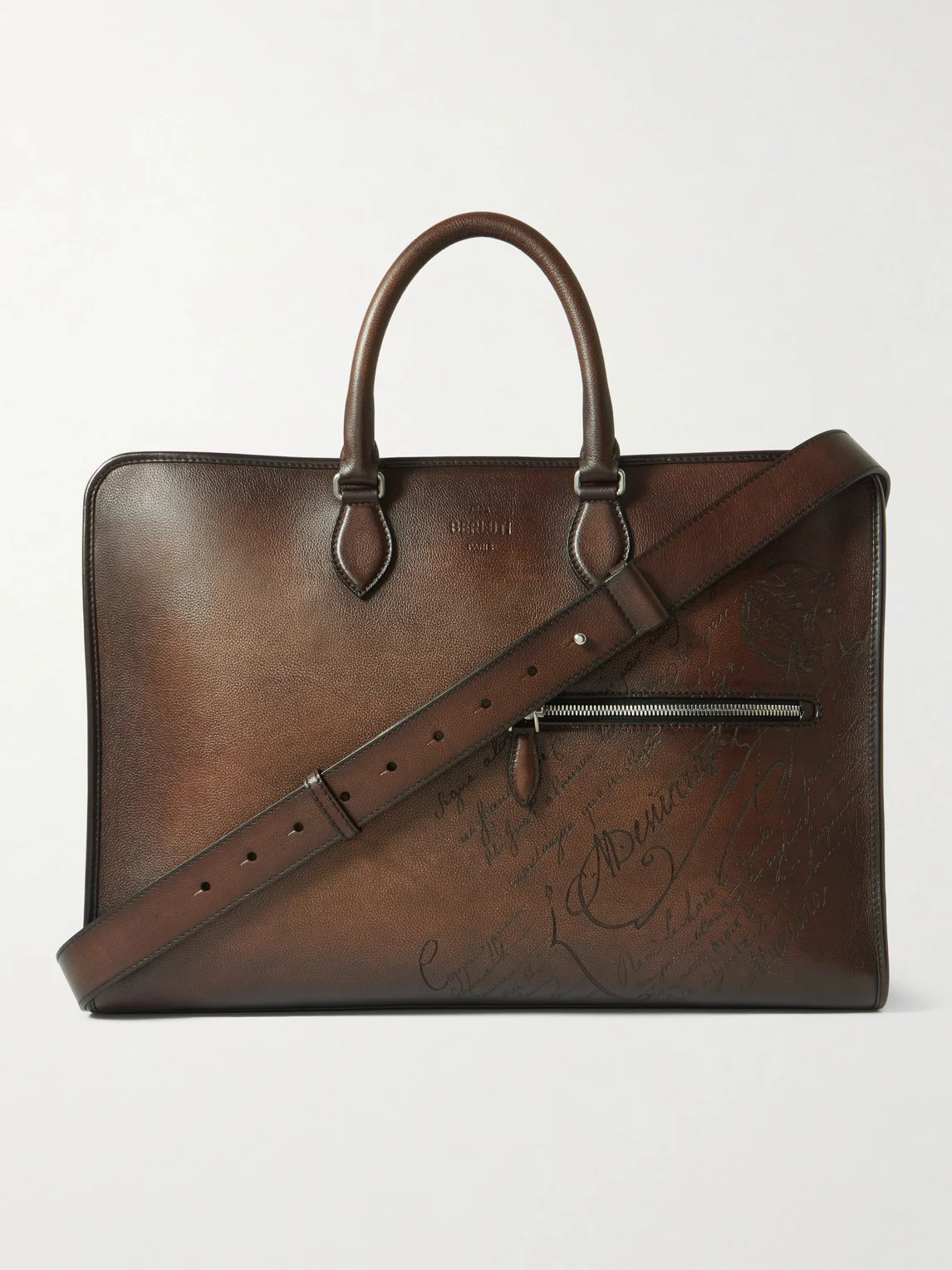 Overnight Scritto Venezia Softy Leather Weekend Bag - 1