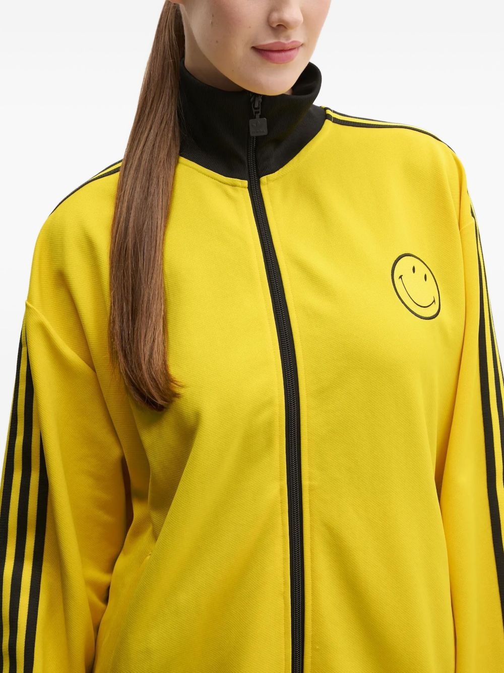 Smiley three-stripe track top - 4