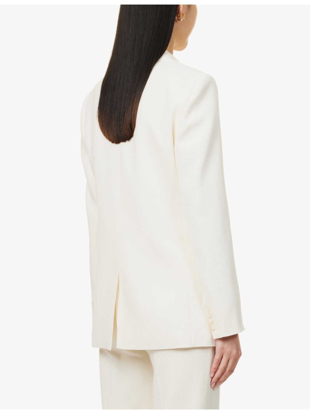 Comfort Cady Jackie single-breasted stretch woven blazer - 4