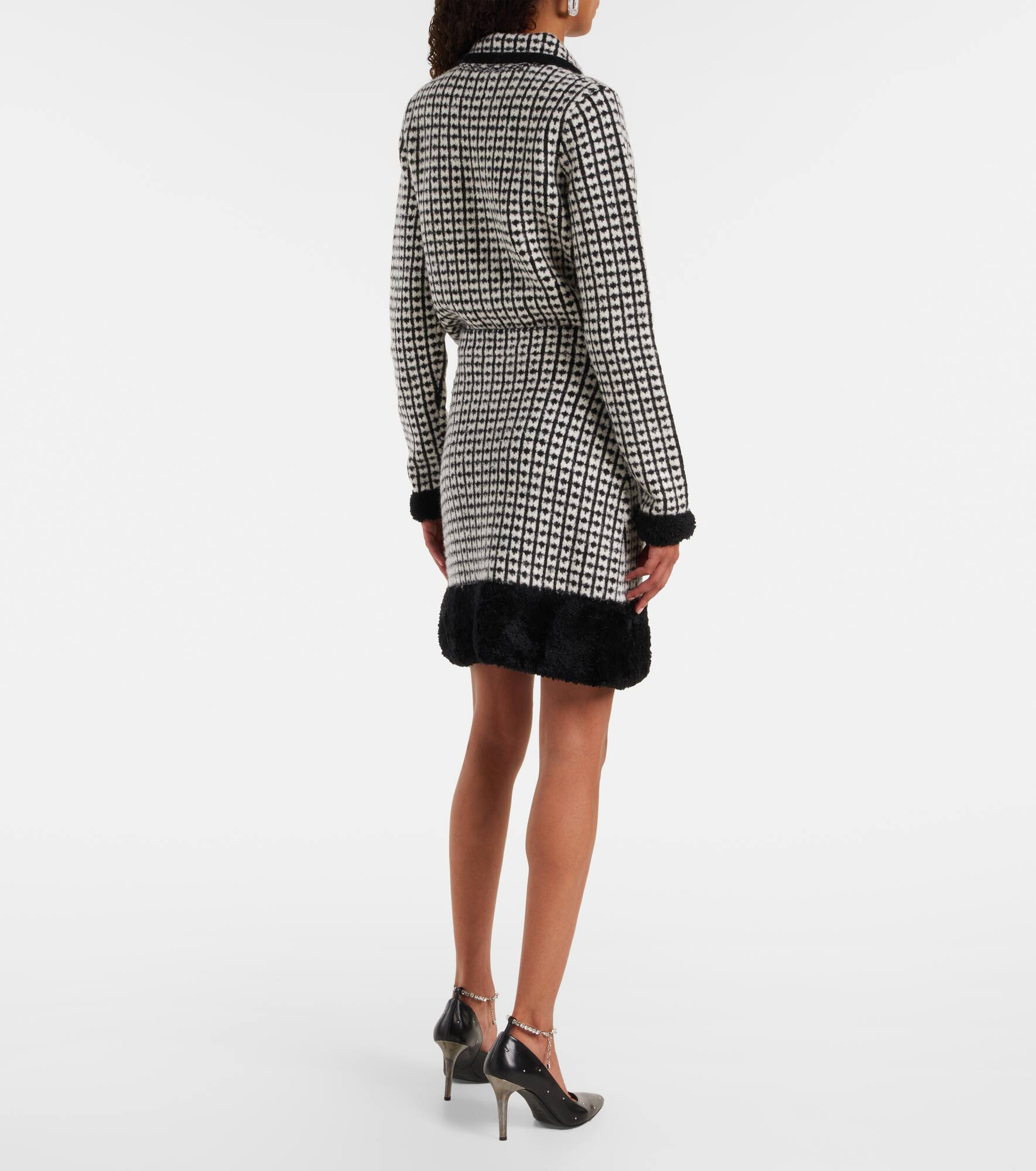 Tweed-effect miniskirt - 3