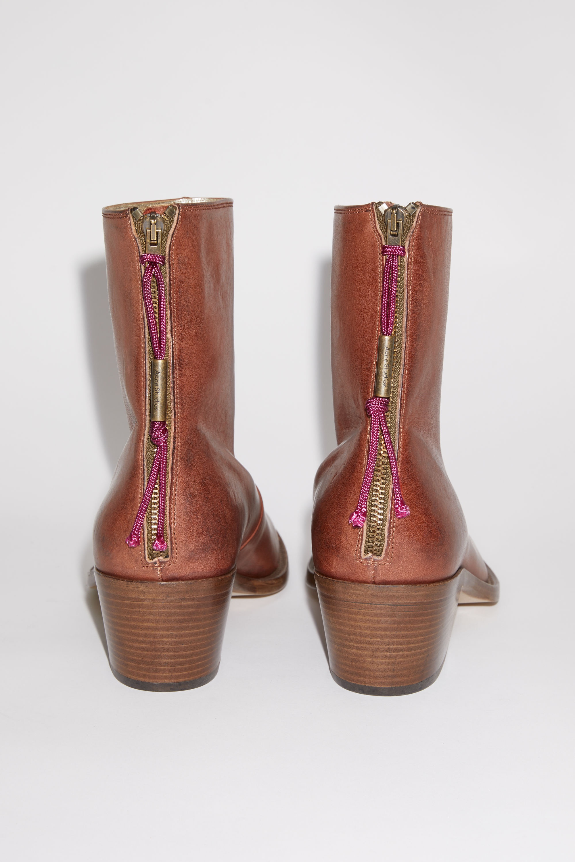 Leather boots - Brown - 3