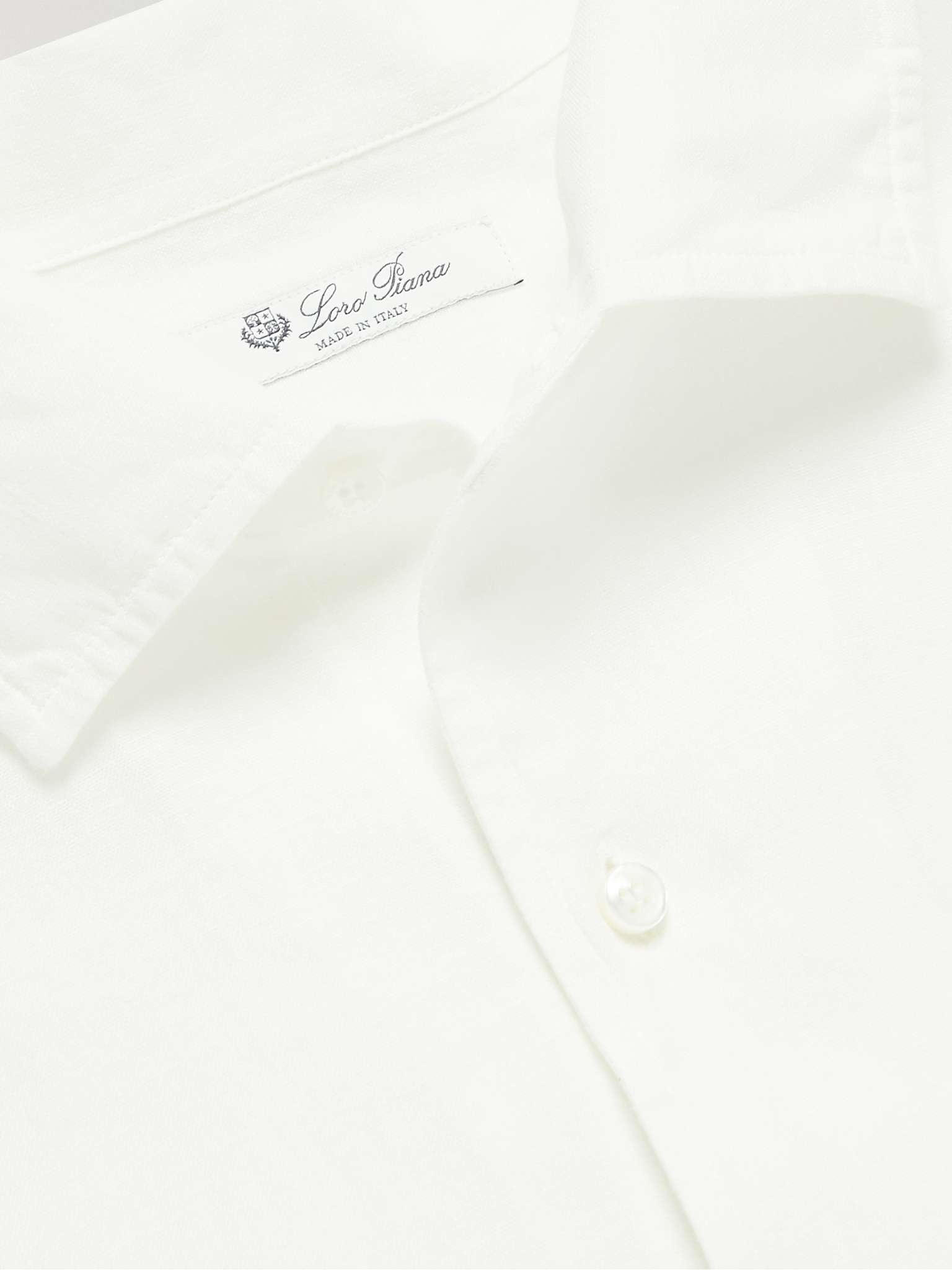 Andre Linen Half-Placket Shirt - 5